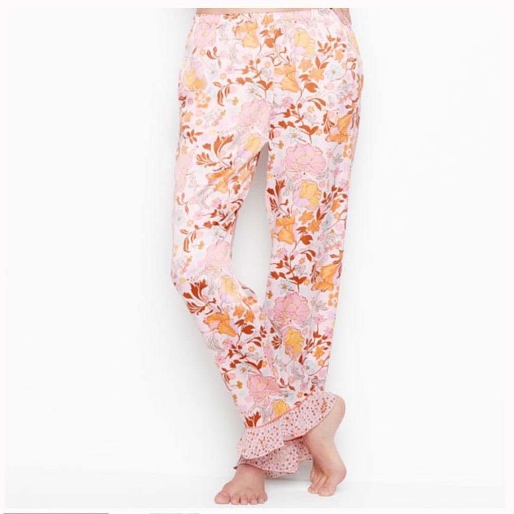 • Victoria’s Secret Satin Flounce PJ Bottom •